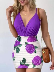 VESTIDO LUCIANA COLOR MORADO